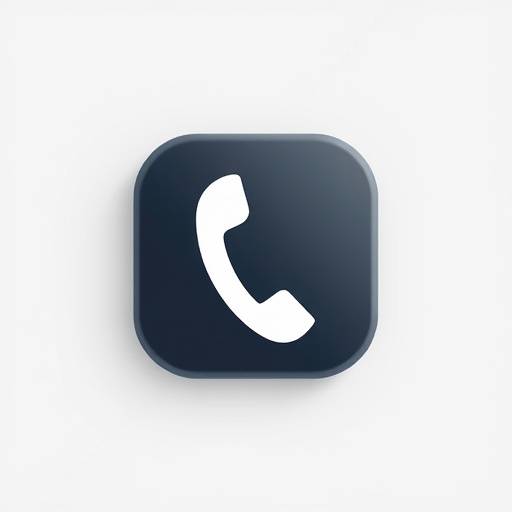 Ikon av en telefon
